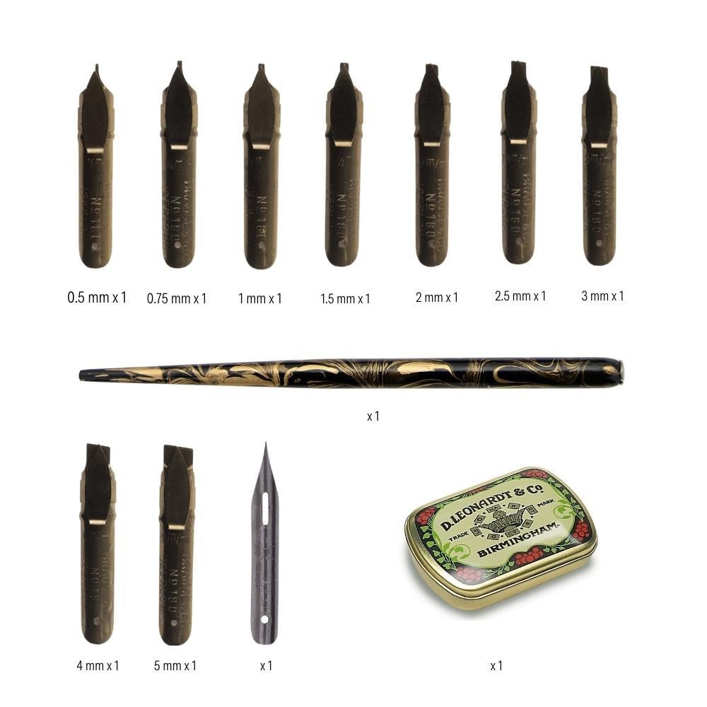 Brause Bandzug Metal Kaligrafi Ucu Seti