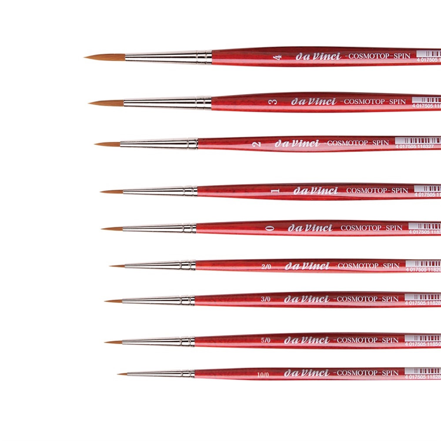 Da Vinci Cosmotop Spin Sentetik Yuvarlak Sulu Boya Fırçaları Seri 5580