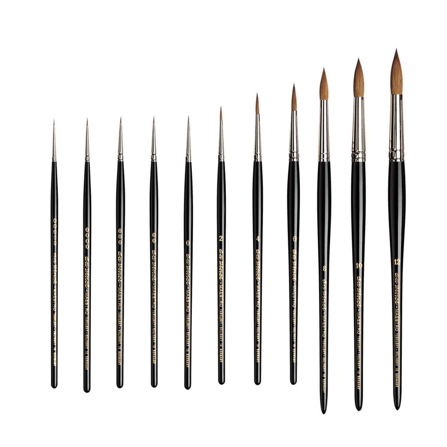 Da Vinci Seri 10 Maestro Kızıl Samur Kılı Tezhip Ve Sulu Boya Fırçaları