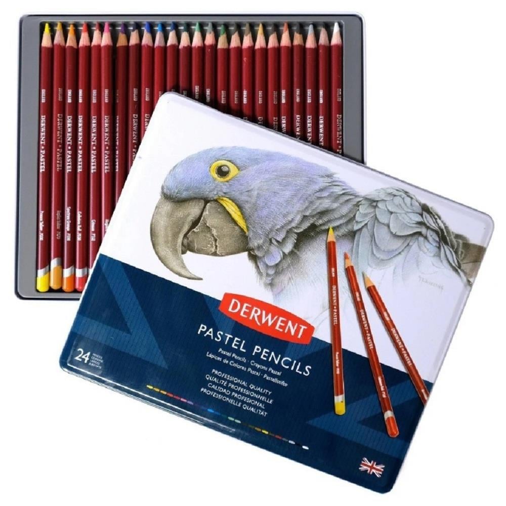 Derwent Pastel Pencil Set 24lü Metal Kutu