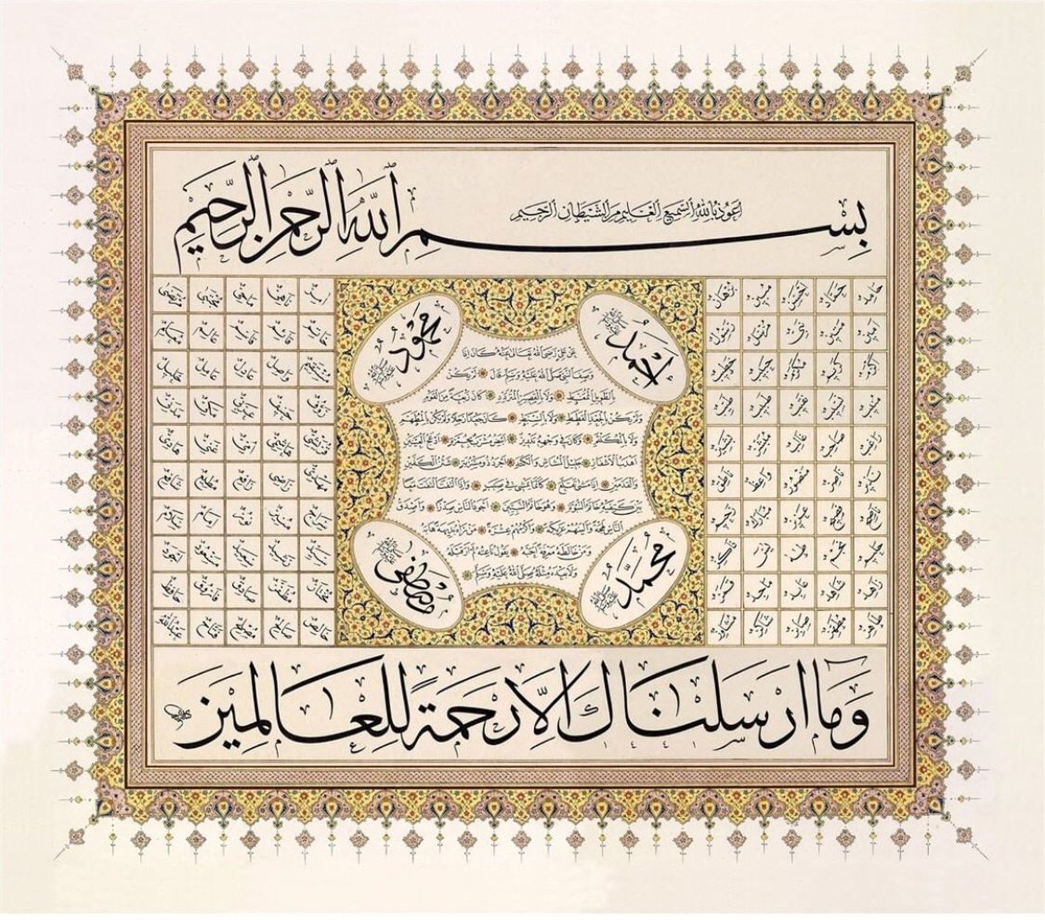 Fatih Özkafa - Esmai Nebi 66x76 cm