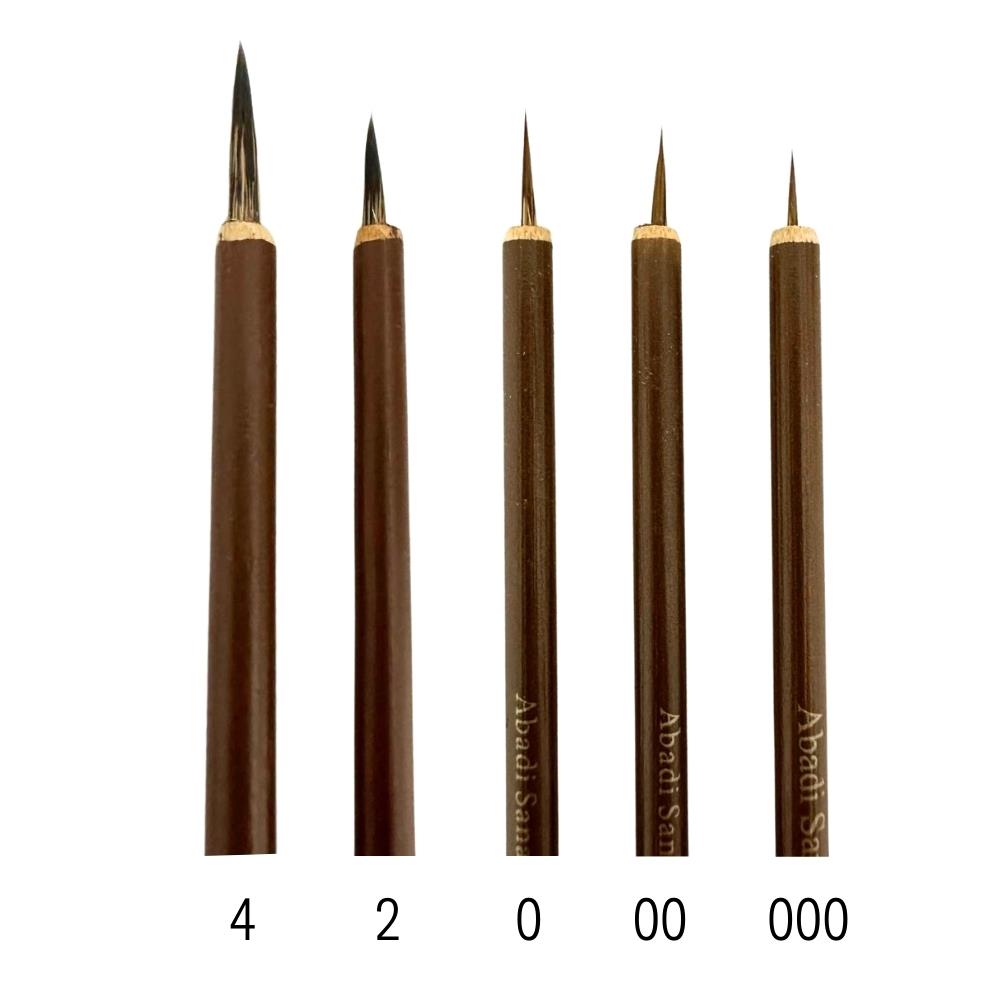 Gelincik Kılı Tezhip ve Sulu Boya Fırçaları