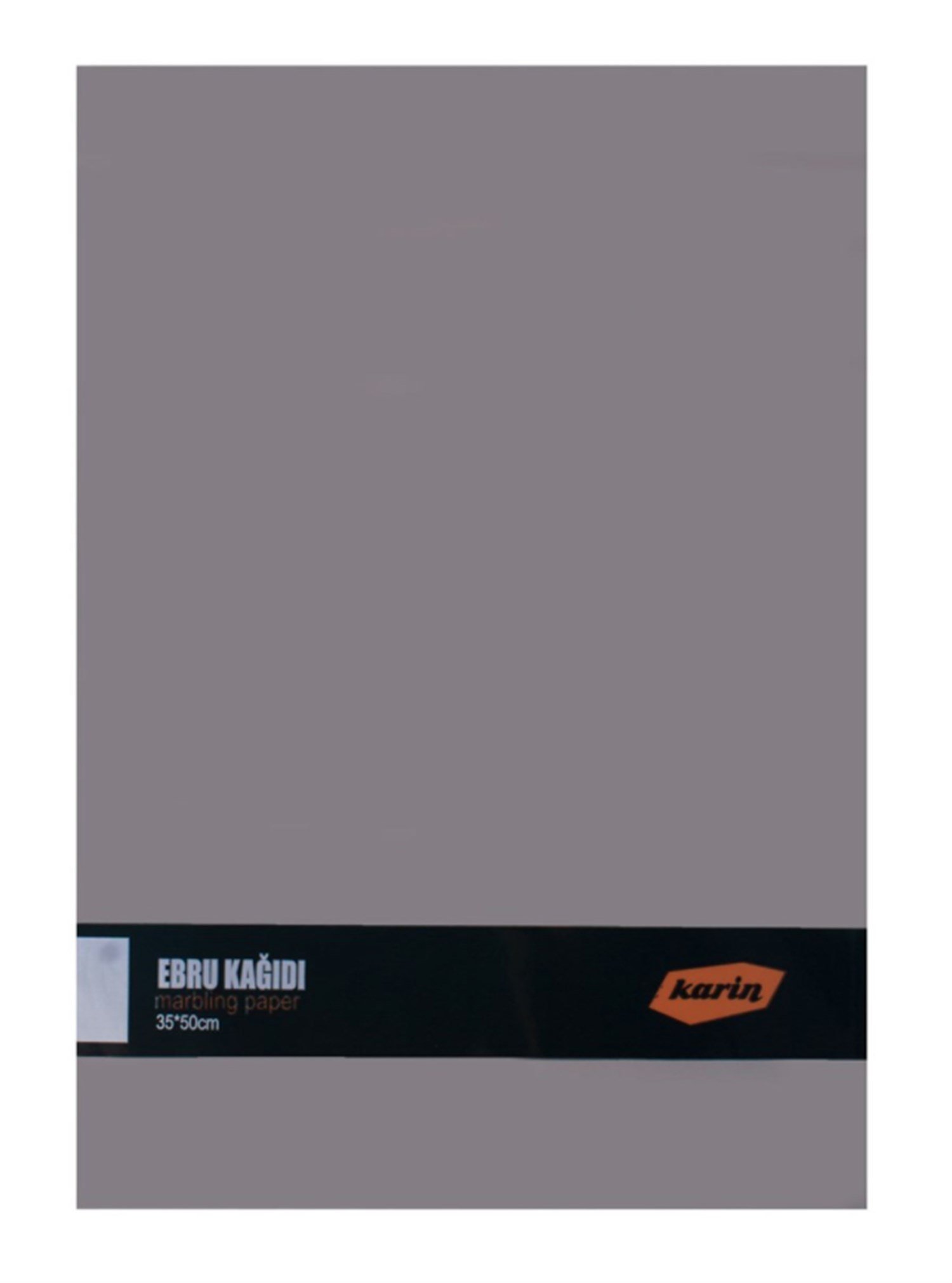 Karin Ebru Kağıdı 35x50 cm Sıcak Gri 90 gr 100 Adet