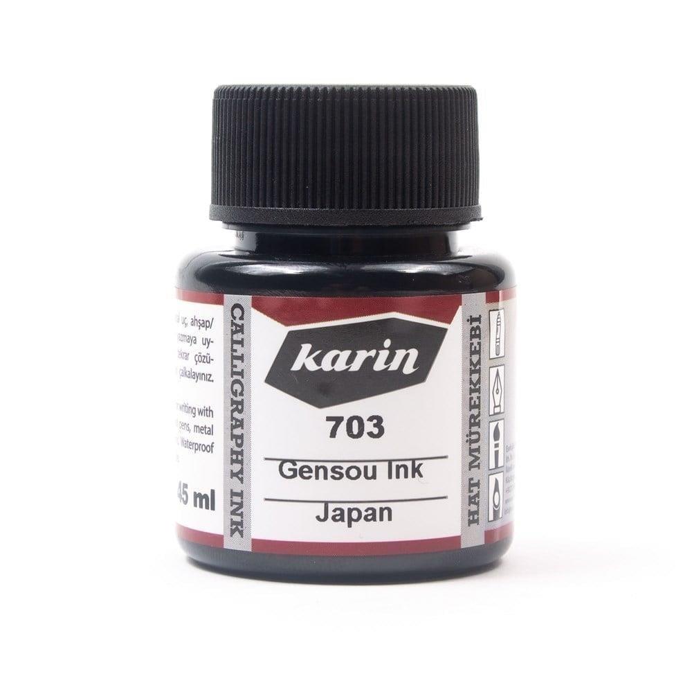 Karin Gensou Ink (Japan) Hat Mürekkebi 703 Siyah