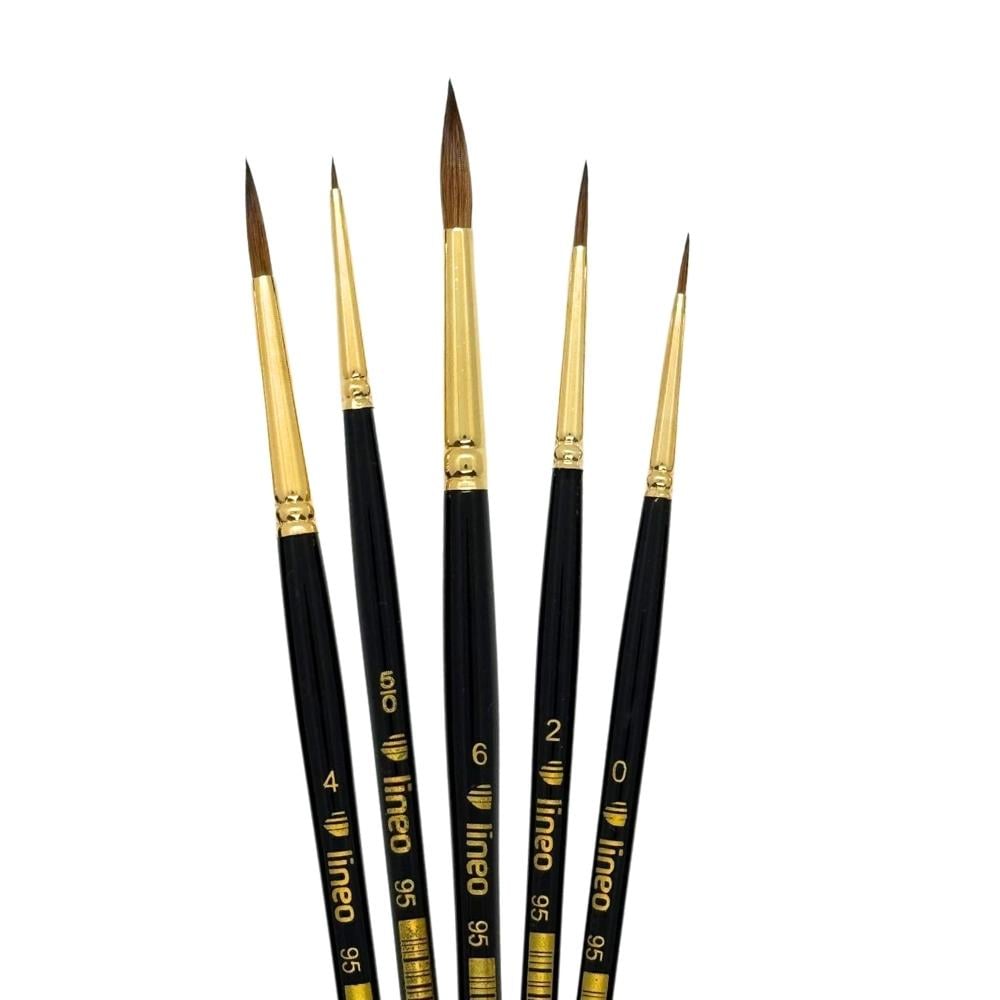 Lineo Seri 95 Premium Kolinsky Samur Fırçalar