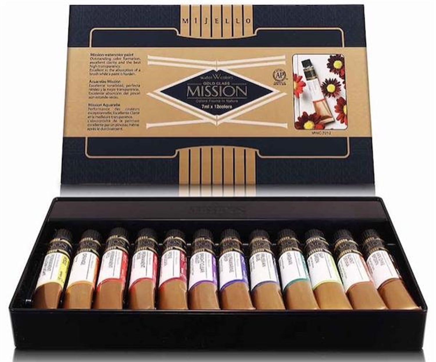 Mission Gold Class Tüp Sulu Boya Seti 7 ml 12 Renk 7012