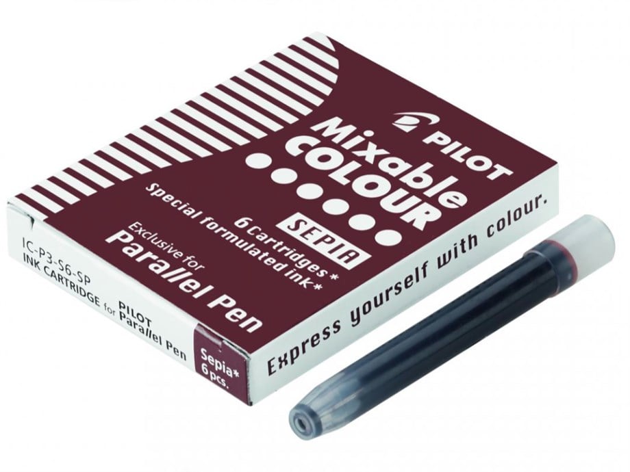 Pilot Paralel Pen Orjinal Kartuş Kahverengi 6 Adet