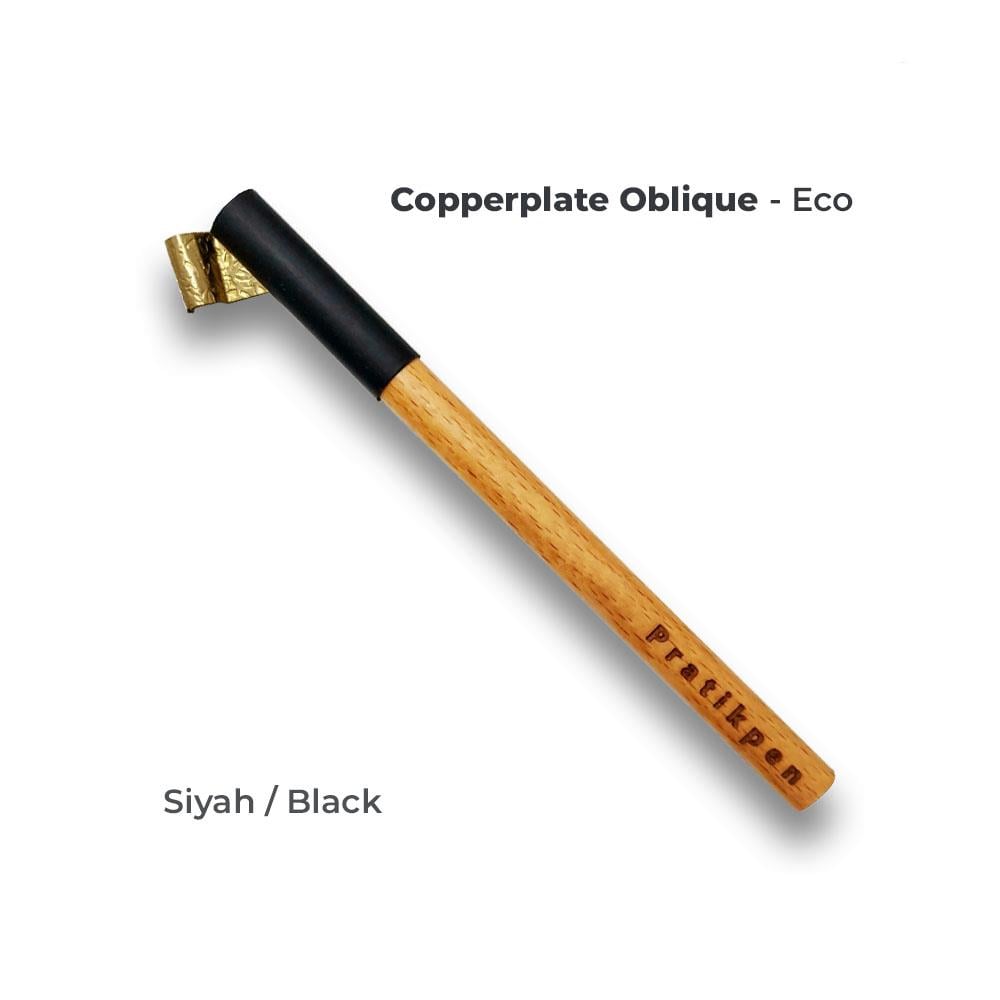 Pratik Pen Copperplate Oblique Eco Siyah