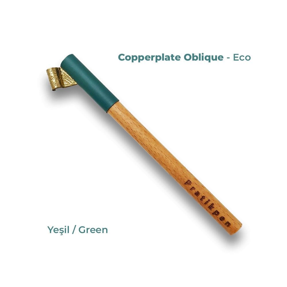 Pratik Pen Copperplate Oblique Eco Yeşil
