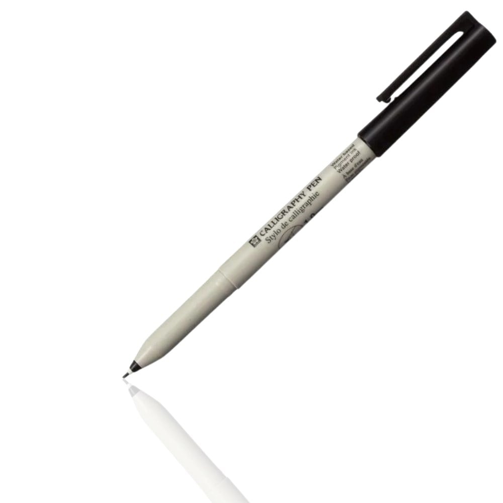 Sakura Kaligrafi Kalemi Yan Kesik 1.0 mm Siyah