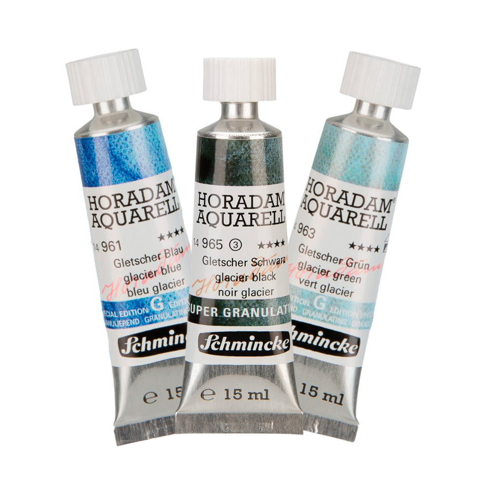 Schmincke Horadam Aquarell Super Granulation Sulu Boyalar 15 ml Glacier Serisi