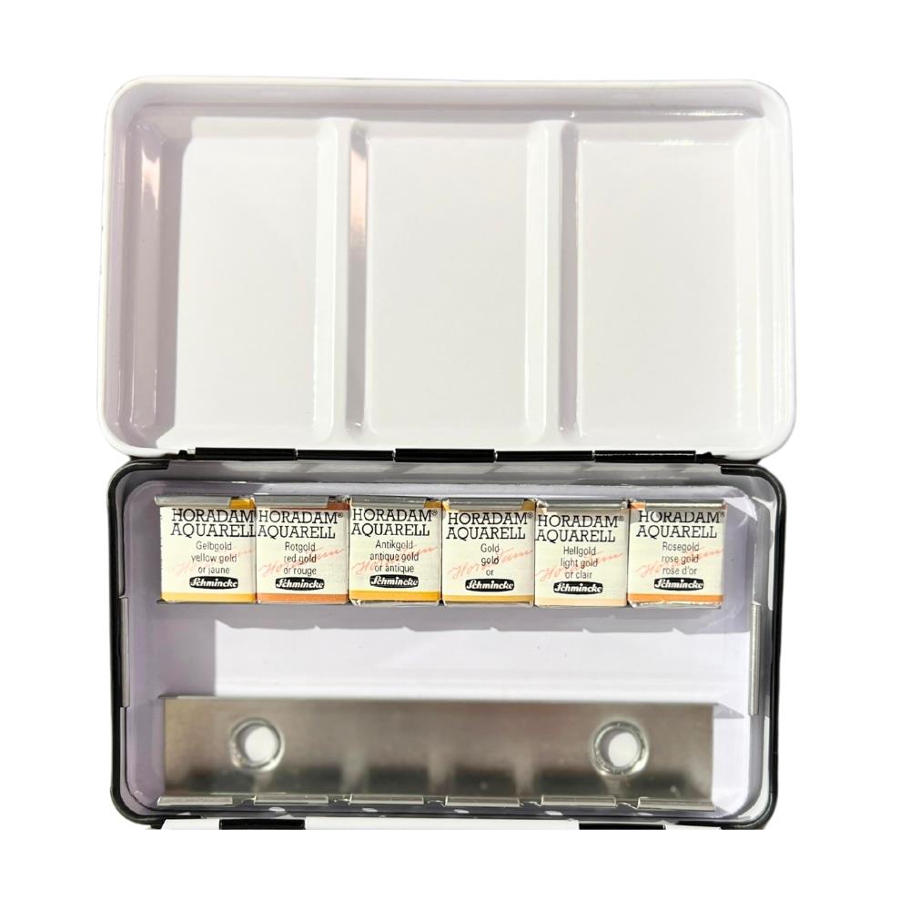 Schmincke Horadam Aquarell Yaldız Set 6 Renk