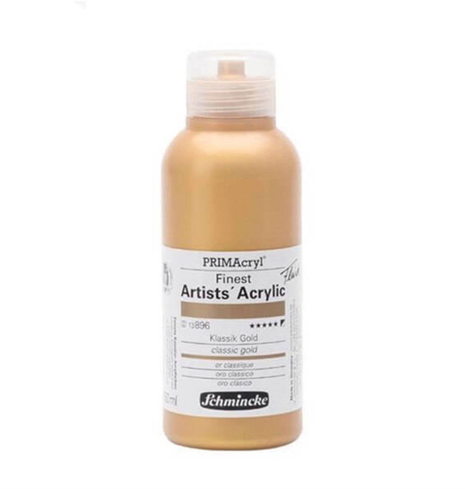 Schmincke Primacryl Artist Akrilik Boya 500 ml Classic Gold 896