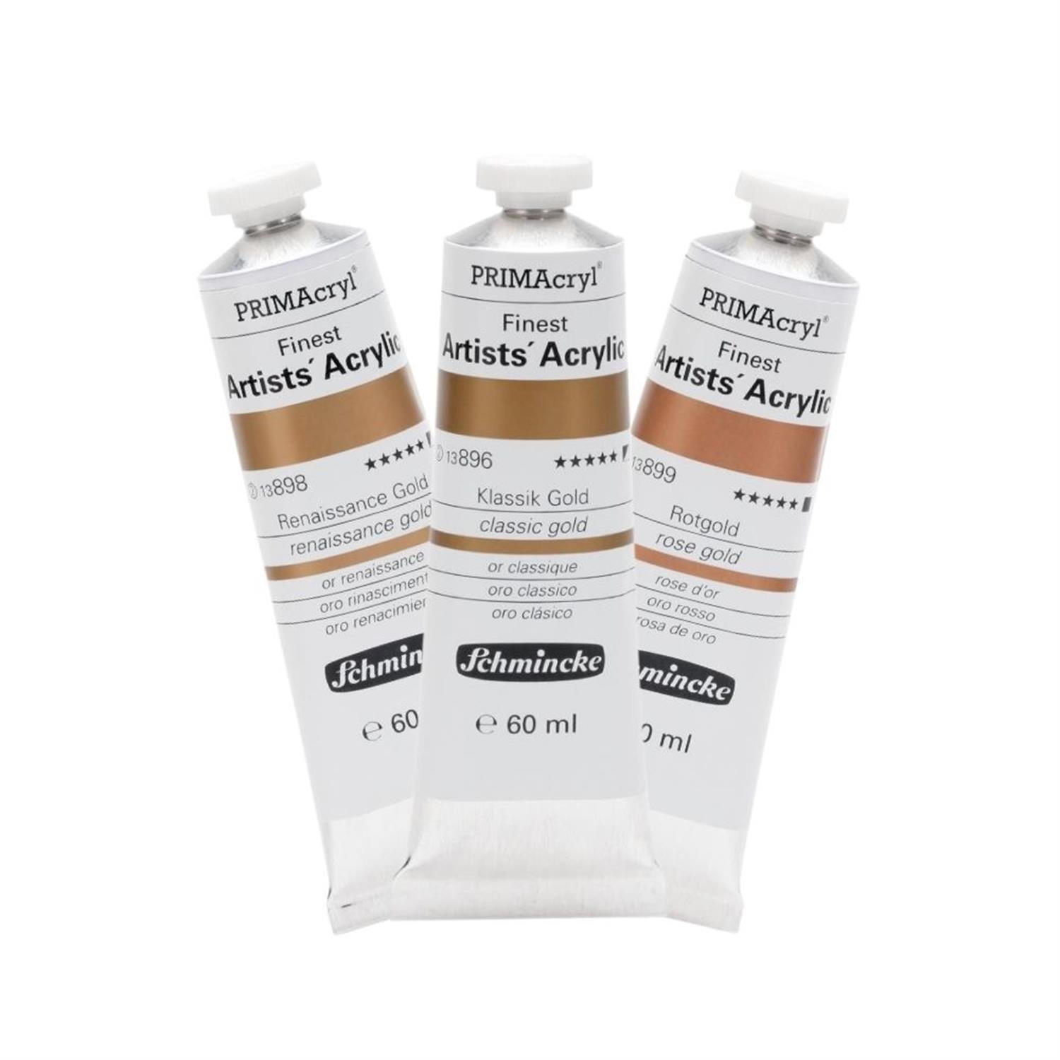 Schmincke Primacryl Artist Tüp Yaldız Akrilik Boyalar 60 ml