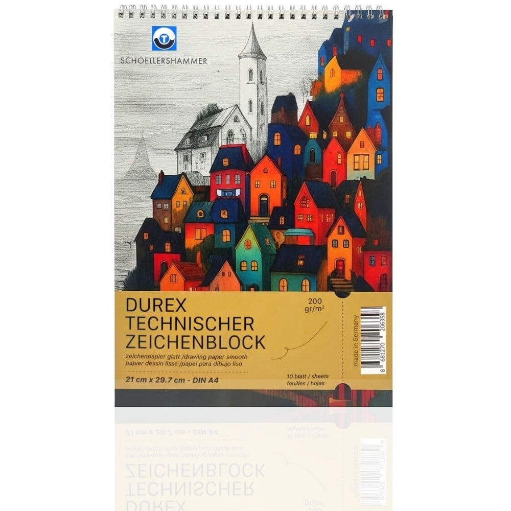 Schoellershammer Durex Teknik Çizim Defteri 200 gr A4 10 yp