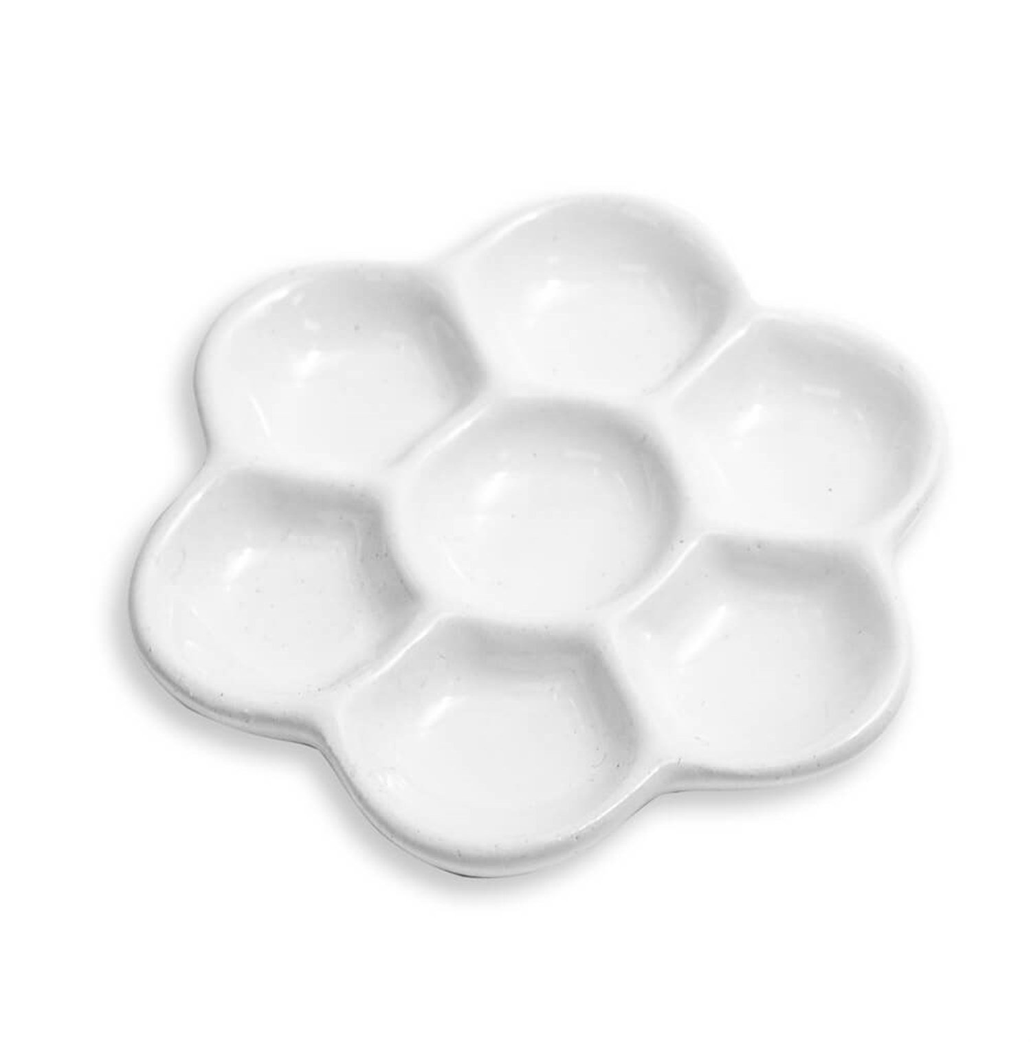 Seramik Beyaz Palet 8,5 cm