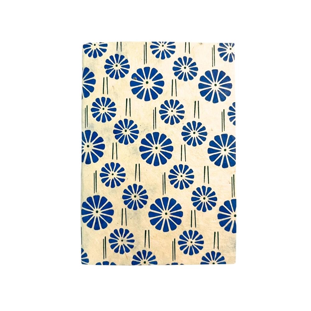 Tiryakiart El Yapımı Defter Journal Marguerite Serisi A6 36 yp 46 Aquamarine