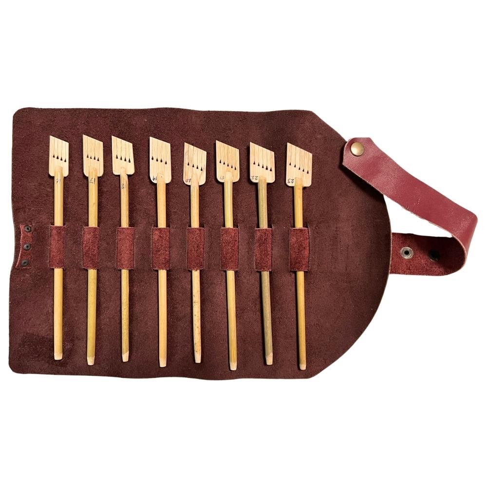 Tiryakiart Katlamalı Şaklı Bambu Kalem Seti 16-23 mm