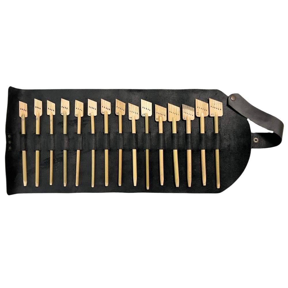 Tiryakiart Katlamalı Şaklı Bambu Kalem Seti 16-30 mm