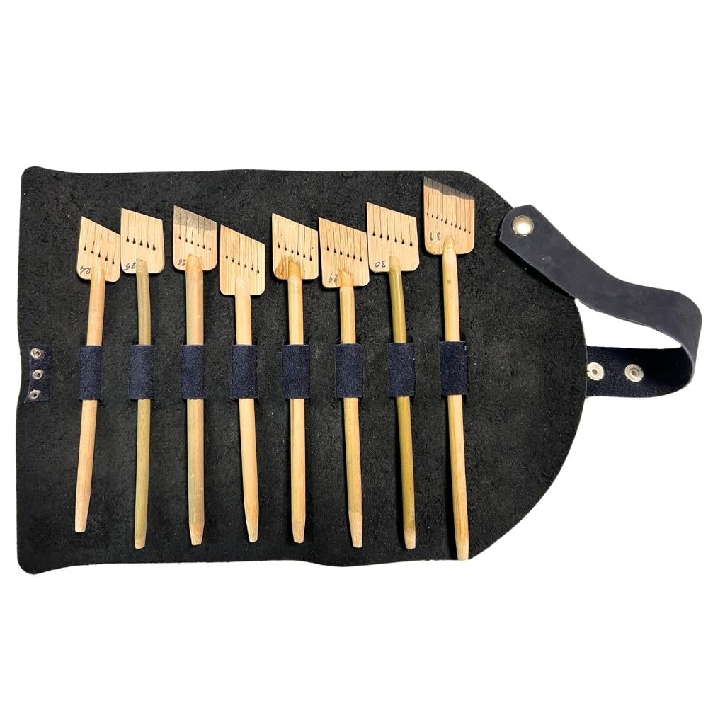 Tiryakiart Katlamalı Şaklı Bambu Kalem Seti 24-31 mm