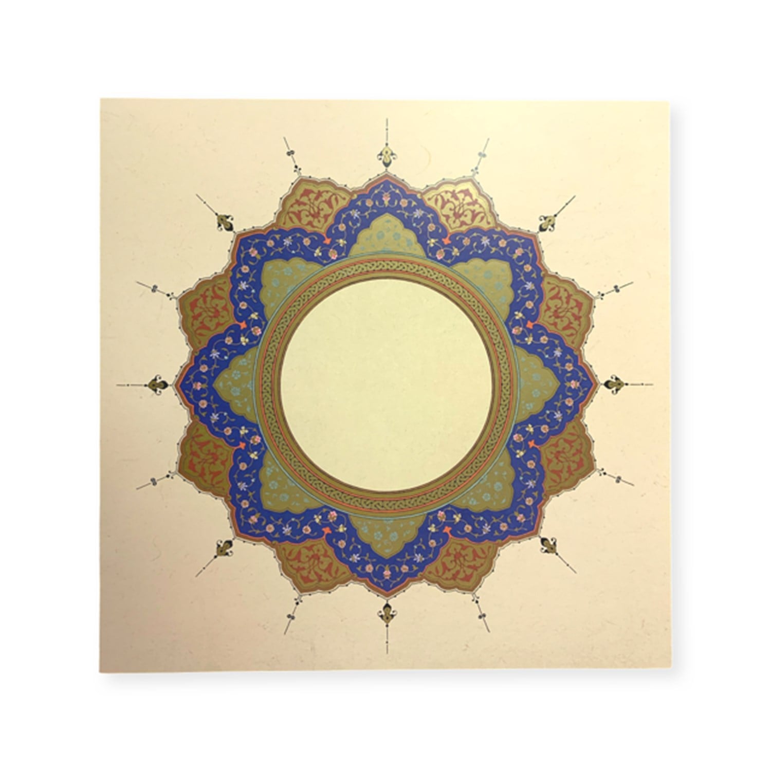 Tiryakiart Tezhipli Mat Kuşe Kağıt 2 35x35 cm