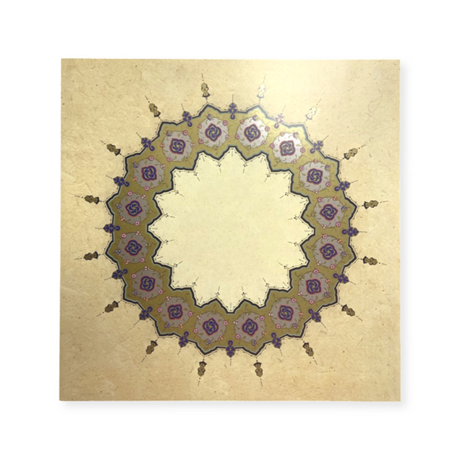 Tiryakiart Tezhipli Mat Kuşe Kağıt 35x35 cm