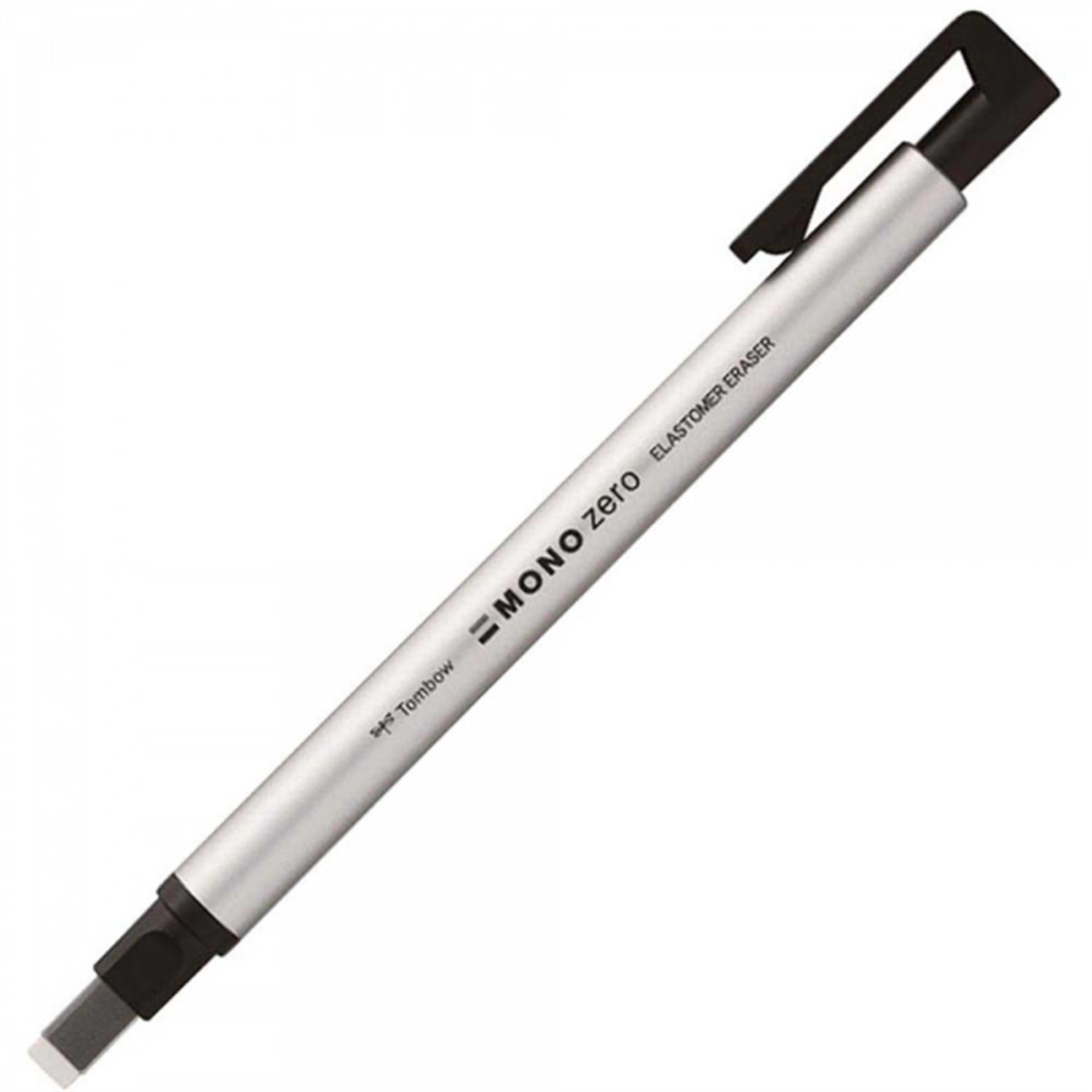 Tombow Mono Zero Kalem Silgi Dikdörtgen Uç 2.5x5 mm Gümüş