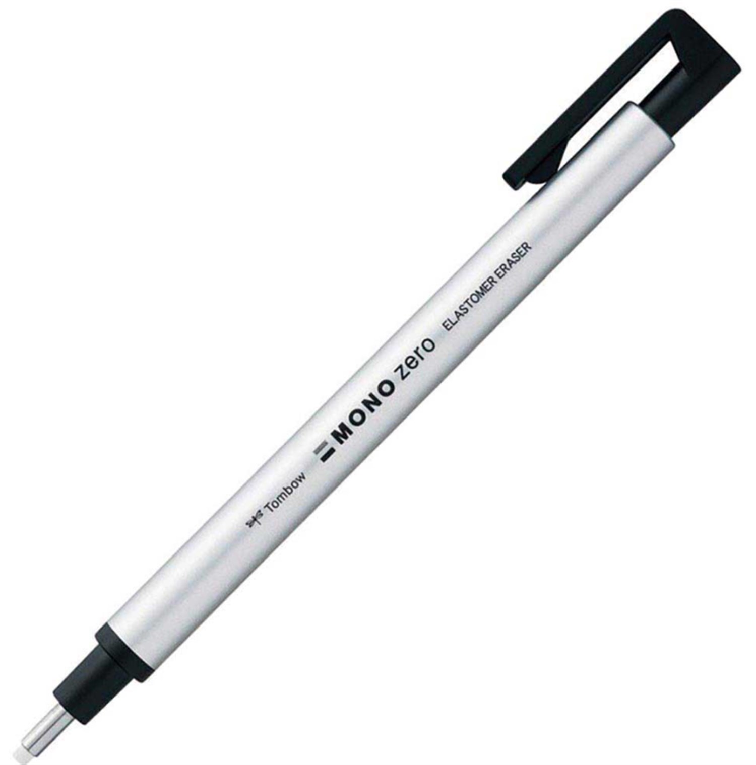 Tombow Mono Zero Kalem Silgi Yuvarlak Uç 2.3 mm Gümüş