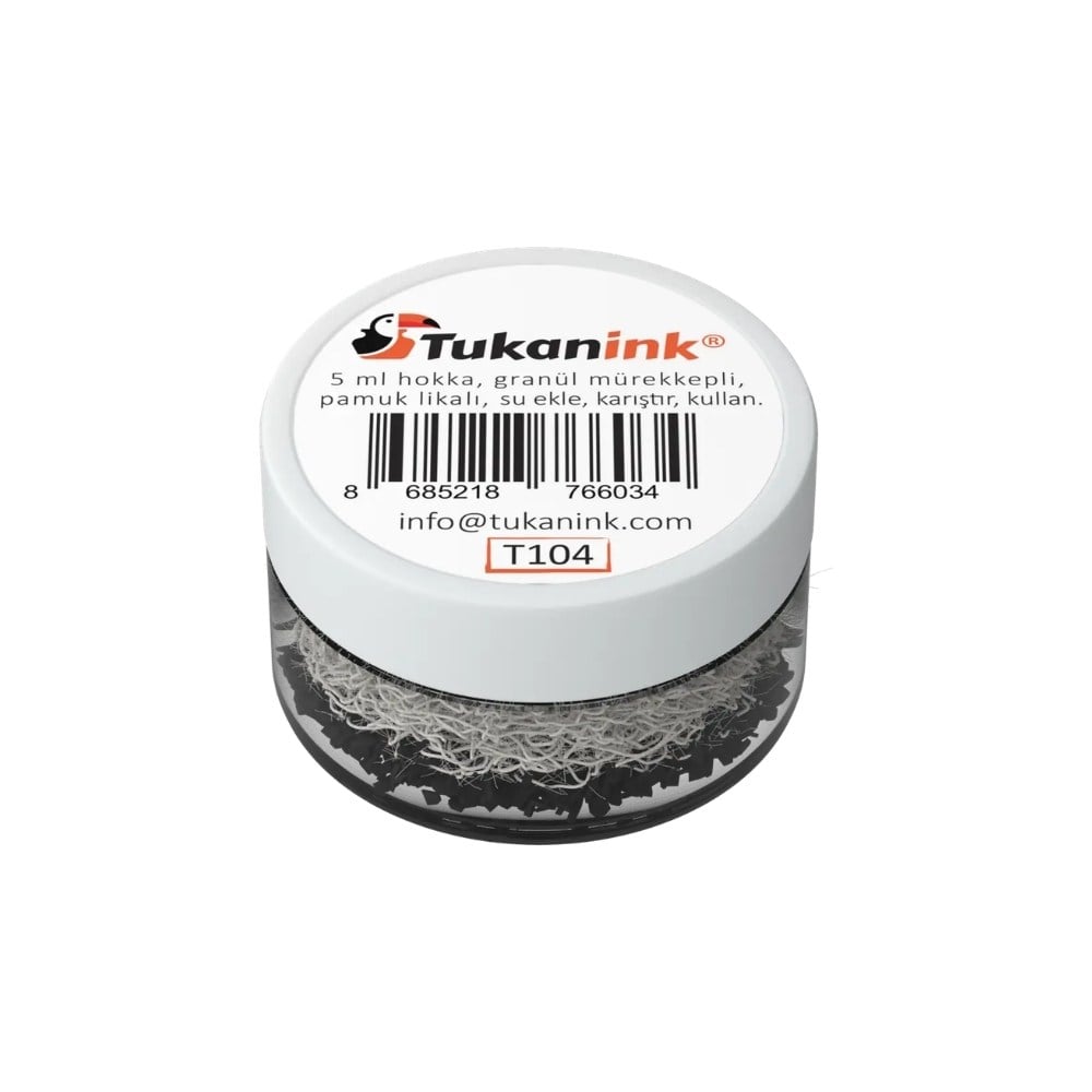 Tukanink Granül Toz Hat Mürekkebi Siyah Likalı 5 ml