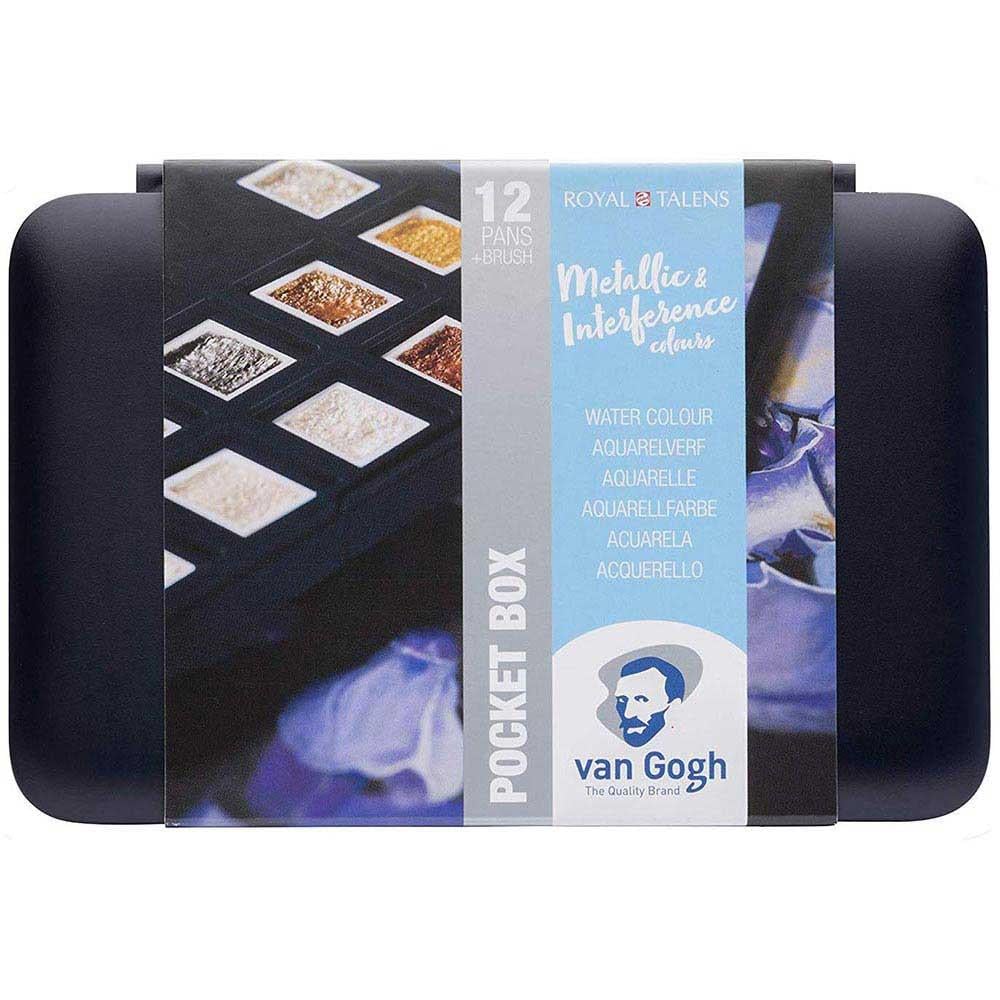 Van Gogh Sulu Boya 12 Renk Tablet Metalik Renkler