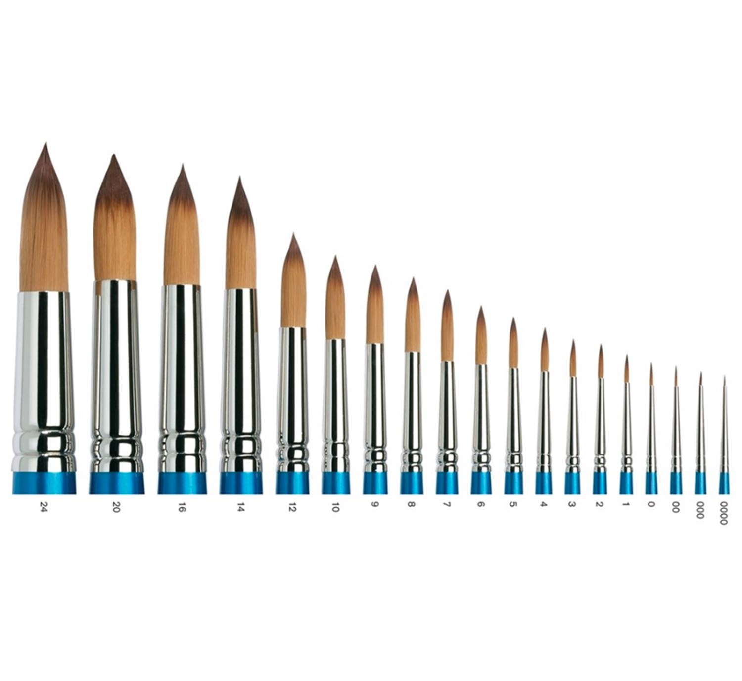 Winsor Newton Cotman Seri 111 Sentetik Kıllı Yuvarlak Sulu Boya Fırçaları