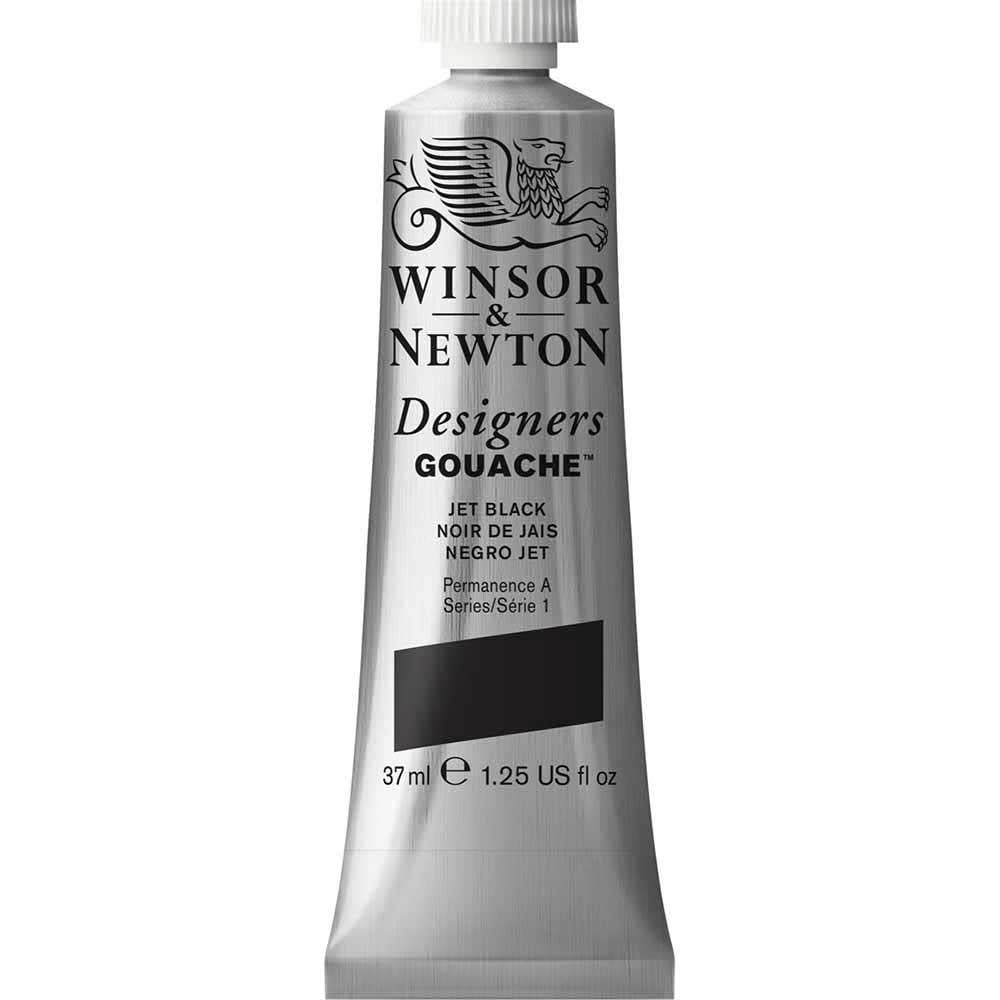 Winsor Newton Designers Guaj Boya 37 ml 335 Jet Black Seri 1