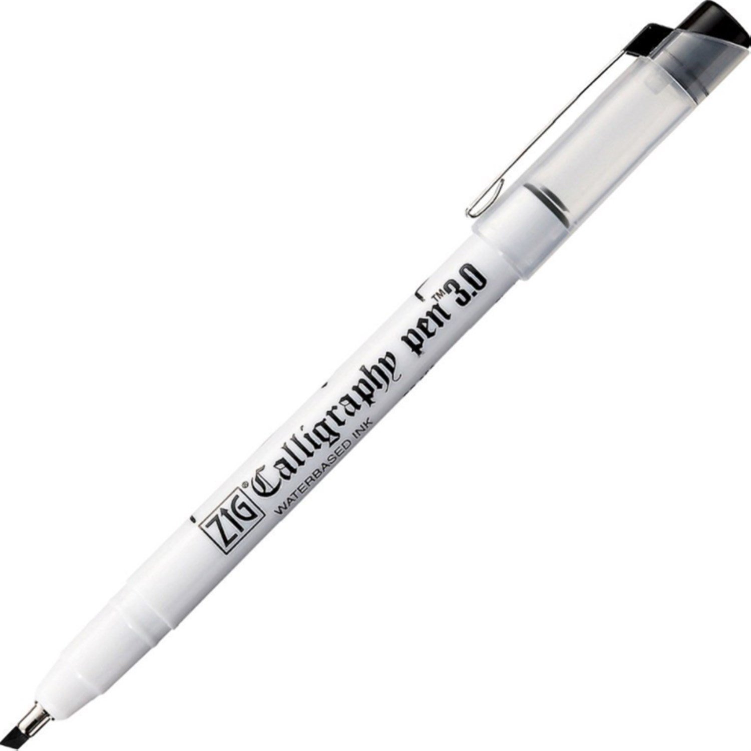 Zig Kesik Uçlu Kaligrafi Kalemi PC-300 010 Black 3.0 mm