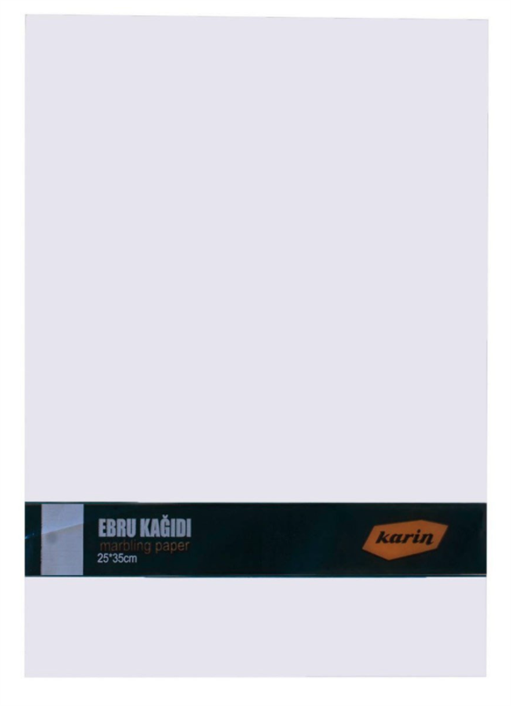 Karin Ebru Kağıdı 25x35 cm Kırık Beyaz 100 Adet