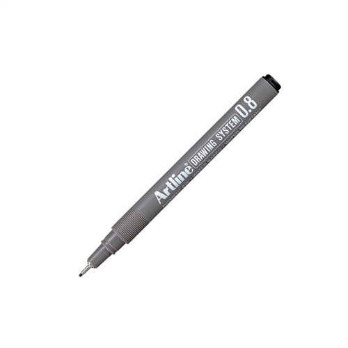 Artline Drawing System Teknik Çizim Kalemi Siyah 0.8 mm