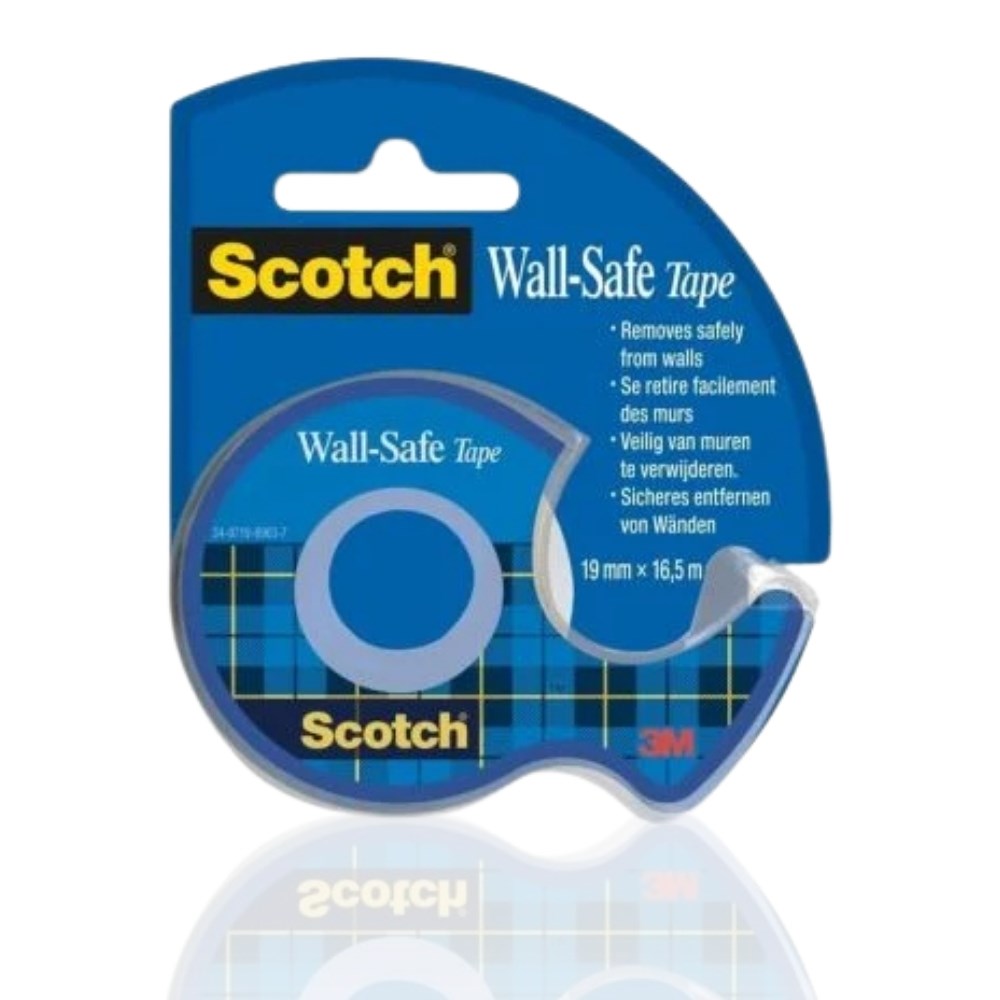 3M Scotch Tape Wall-safe 19x16.5 With Cutter