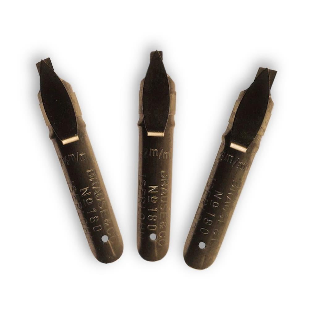 Brause Bandzug Metal Sol Kesik Kaligrafi Uçları