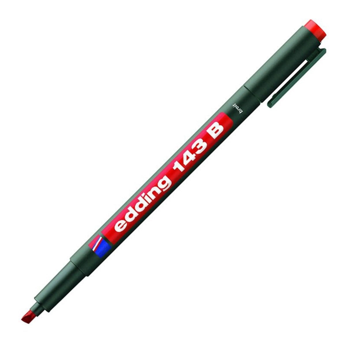 Edding Asetat Kalemi E-143B Kırmızı 3 mm
