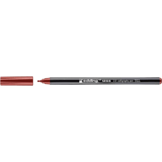 Edding Kaligrafi Kalemi E-1255 2 mm Bordo