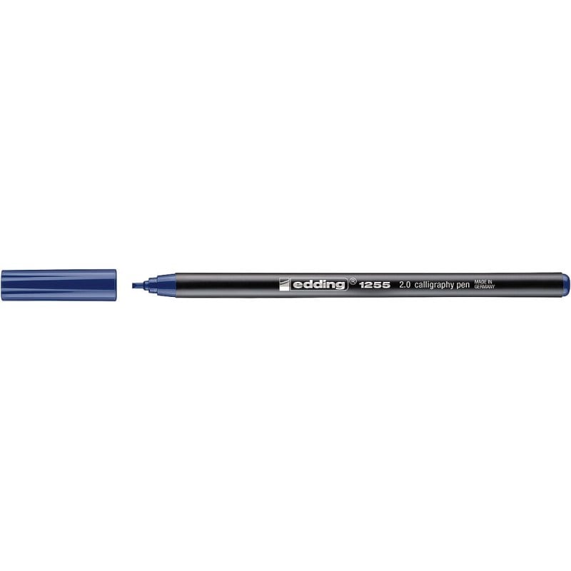 Edding Kaligrafi Kalemi E-1255 2 mm Çelik Mavi