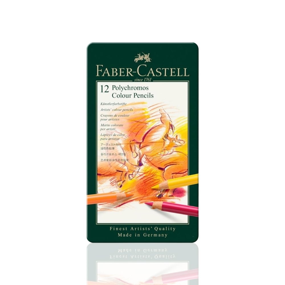 Faber-Castell Polychromos Kuru Boya Kalemi 12li