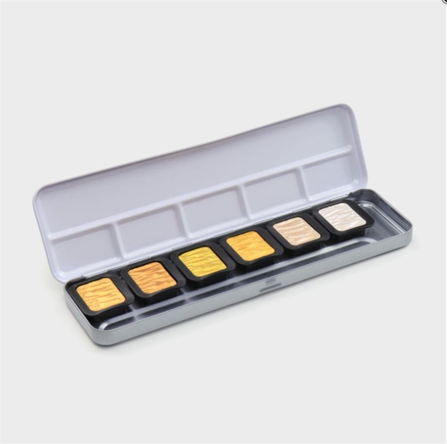 Finetec 6'lı Yaldız Suluboya Seti FO601