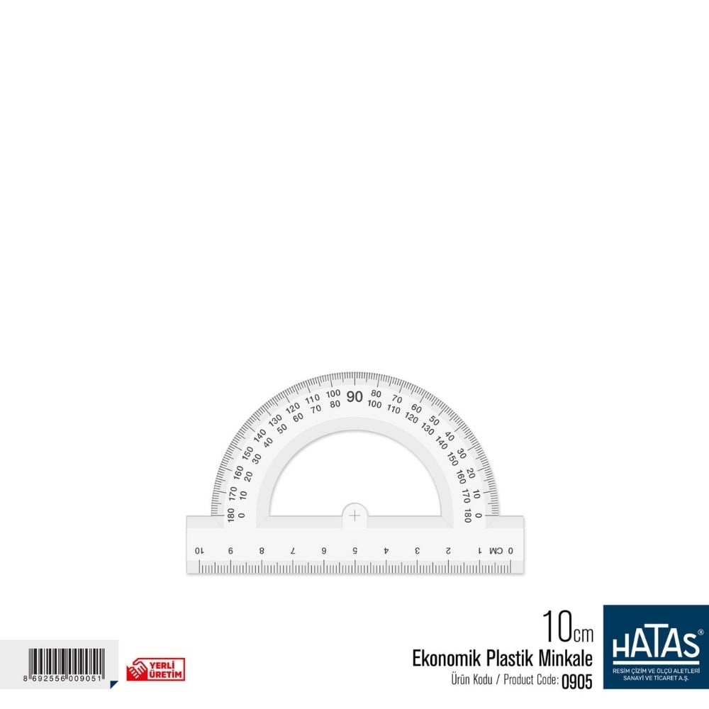 Hatas 0930 Plastik Minkale Y.Daire Grad 10 cm Eko