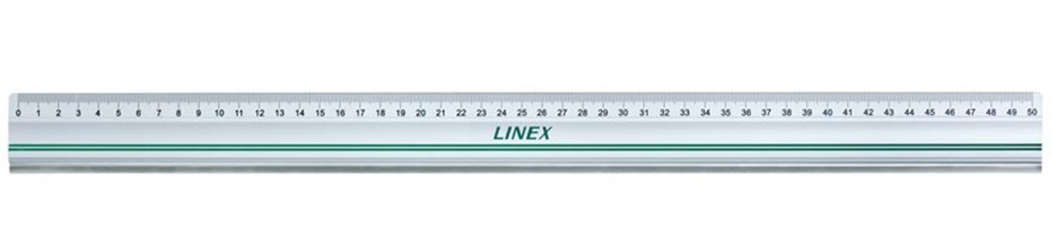 Linex Anti Slide Kaydırmaz Aluminyum Cetvel 50 cm