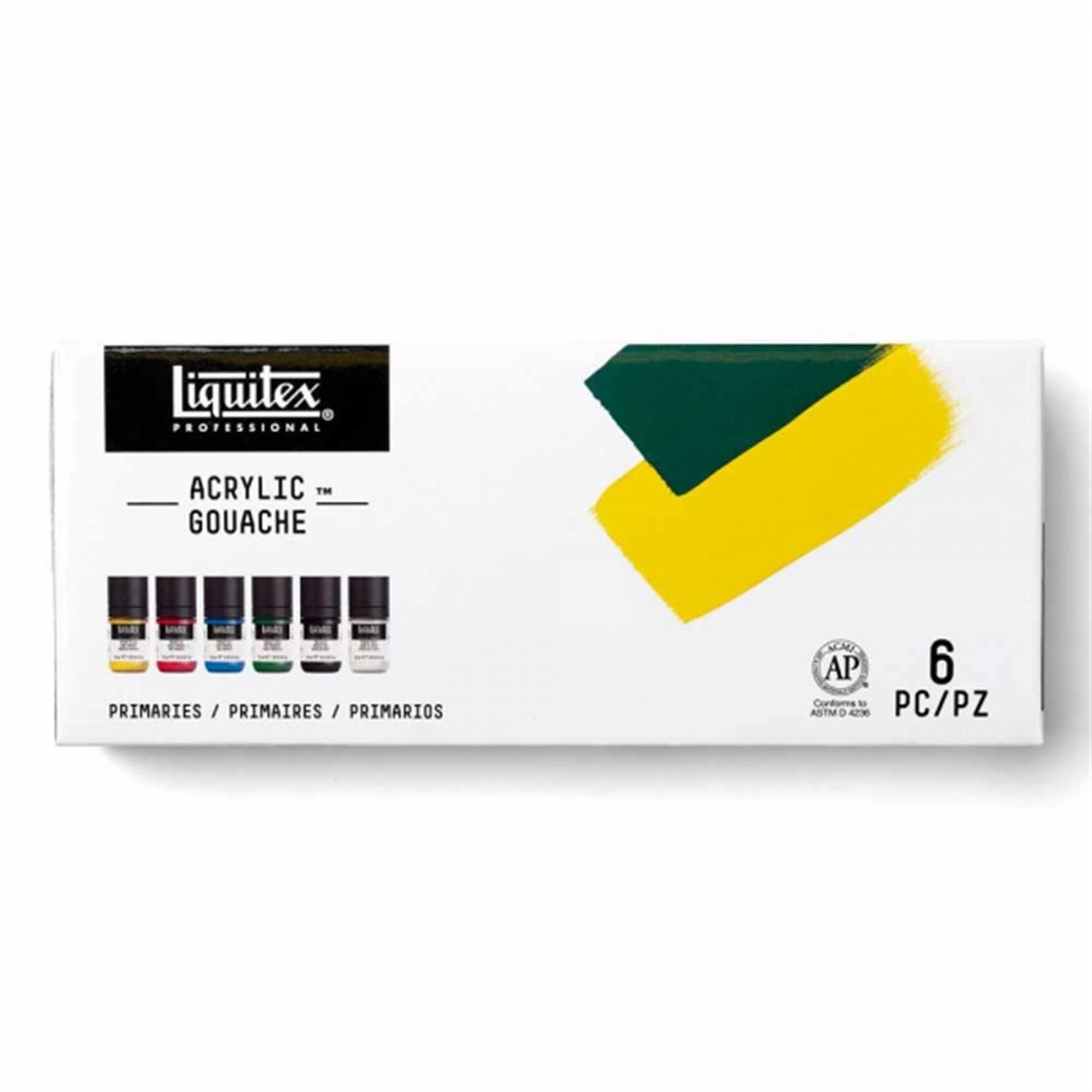 Liquitex Professional Acrylic Goauche Akrilik Guaj Boya Set 6x22ml