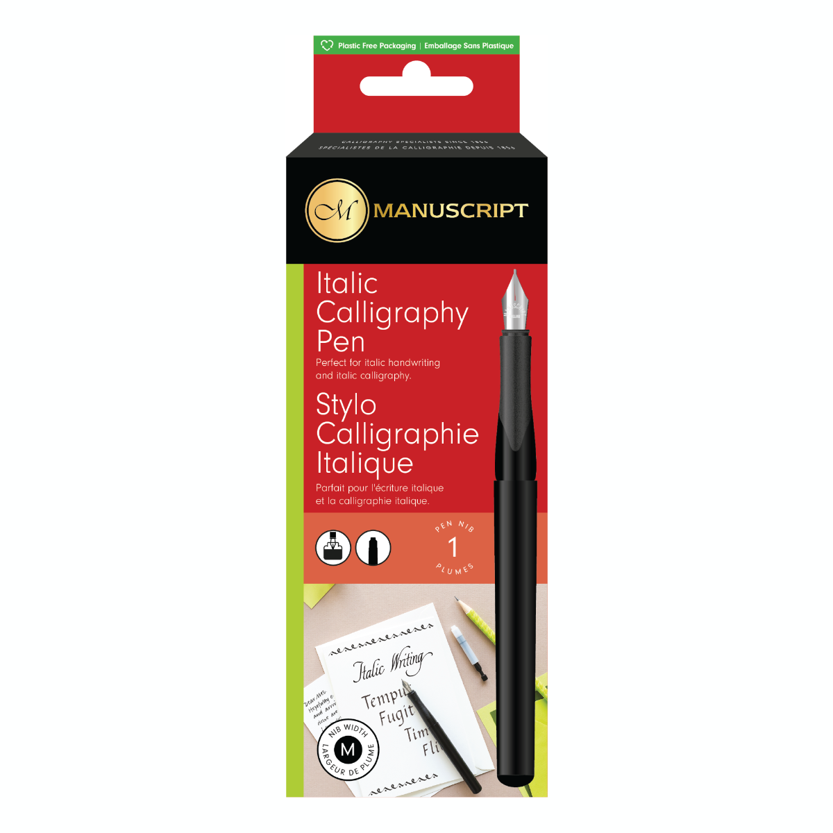 Manuscript Arabic Calligraphy Pen Set Cut End 1.1 mm MC1605L