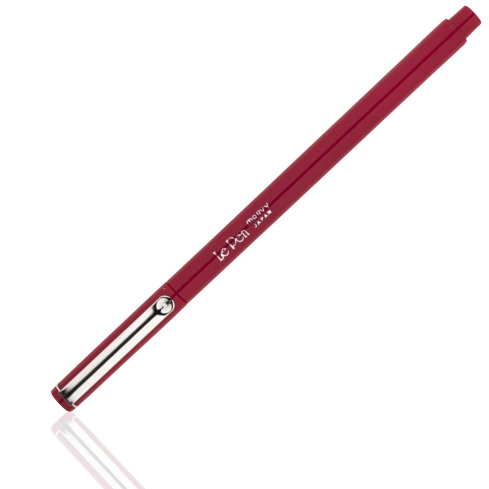 Marvy Le Pen Extra Micro Fine Point Coloured Drawing Pen Red N:2