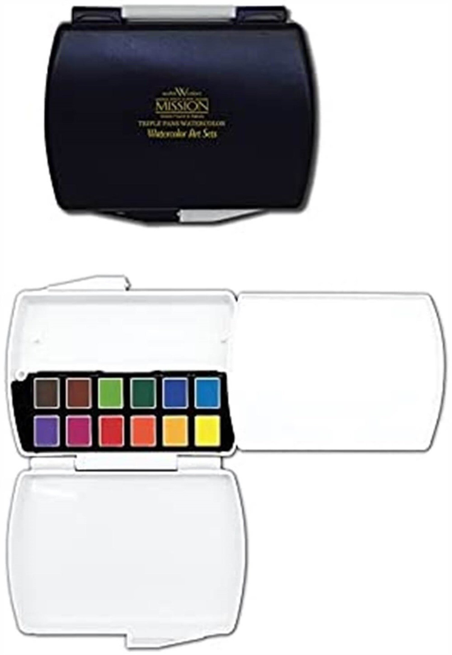 Mission Gold Class Trıple Pans Tablet Sulu Boya Seti 12 Renk 2012