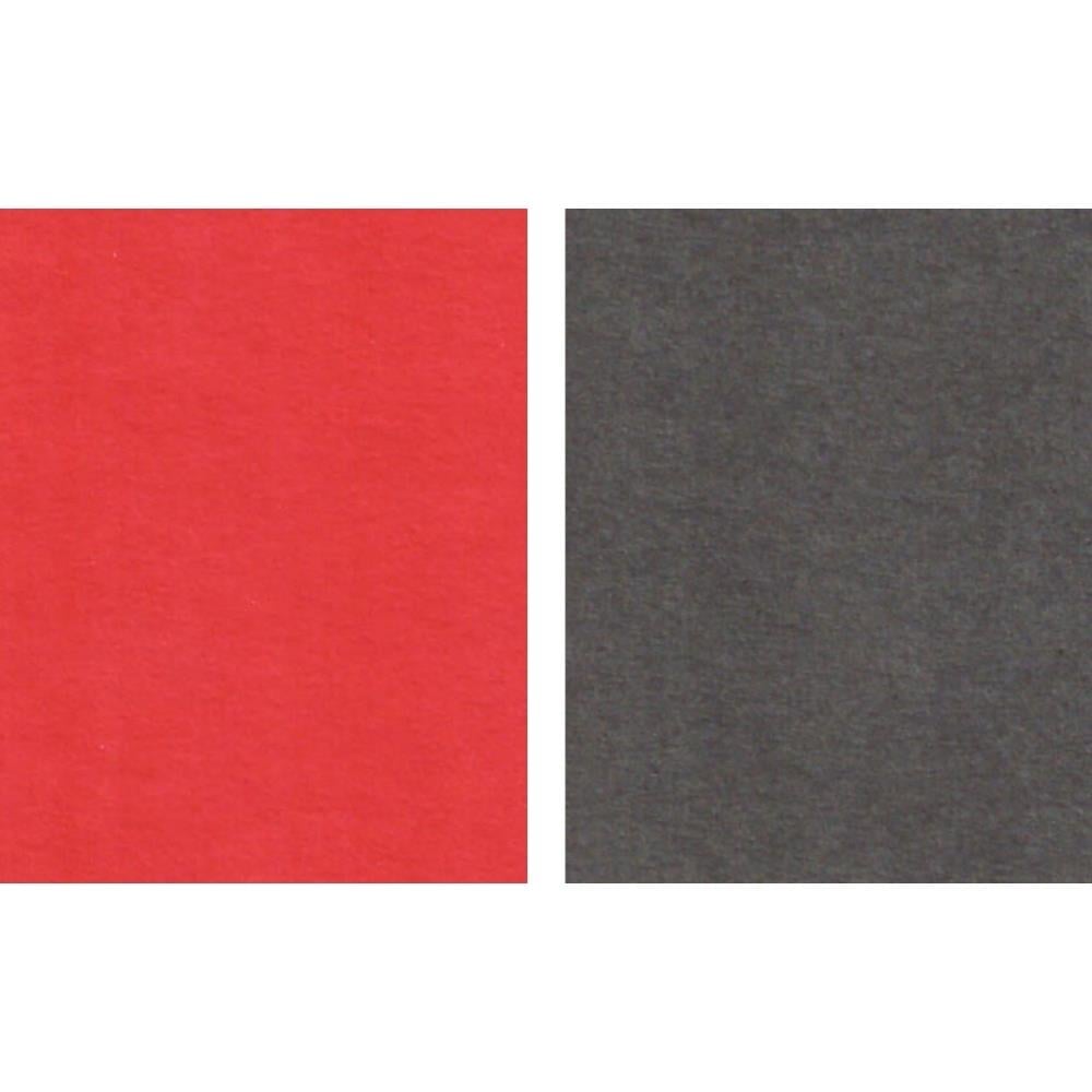 Moorman Paspartu Kartonu Çift Renk Füme-Kırmızı 81x101 cm