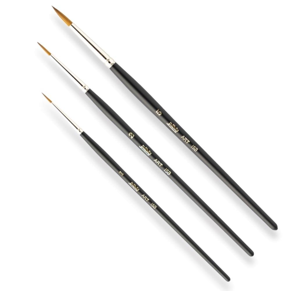 Pebeo ISB Serisi İmitasyon Samur Sulu Boya Fırçası Kısa Sap No:0